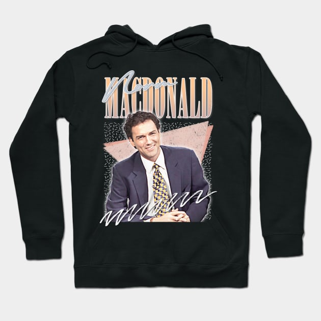 Norm MacDonald ---- Vintage Style Aesthetic Hoodie by DankFutura